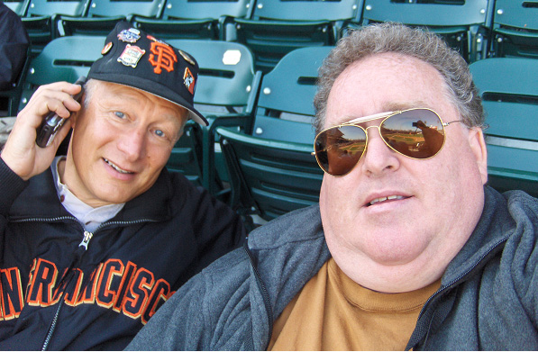 My favorite baseball fan in all of domaining is Howard Hoffman, even if he is a San Francisco Giants fan (GO DODGERS!!) - hoffman-sheridan